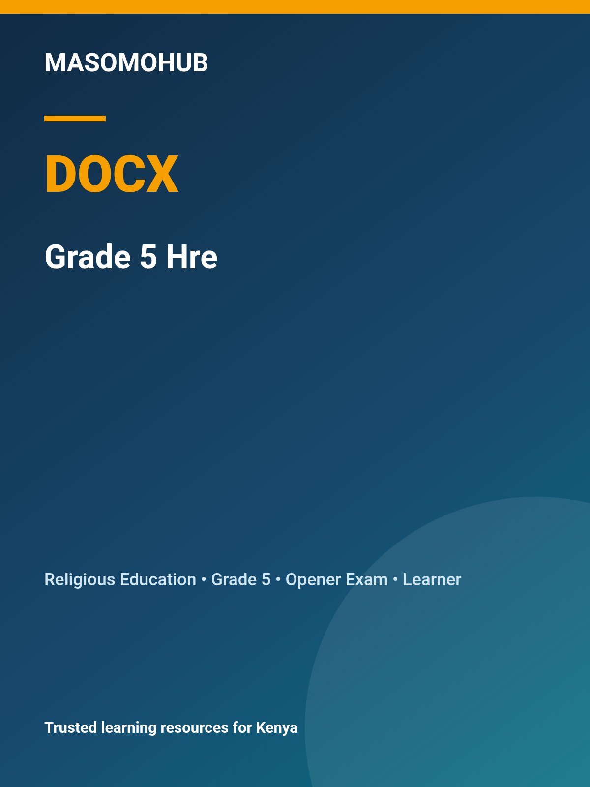 Thumbnail preview of Grade 5 Term 3 2026 Hre
