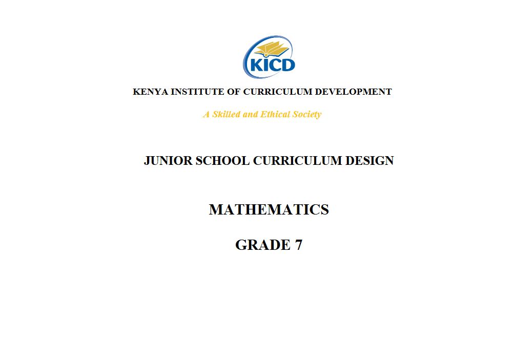 Thumbnail preview of Grade 7 Mathematics Curriculum Design