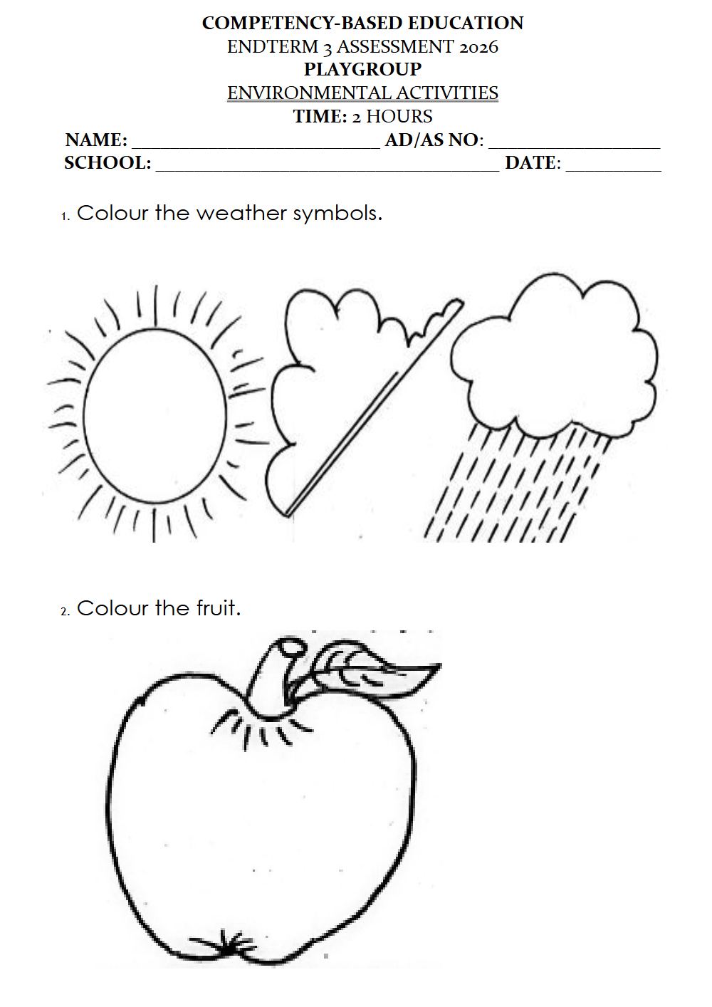 Thumbnail preview of Playgroup Environmental End Term 3 2026 Assessment 1