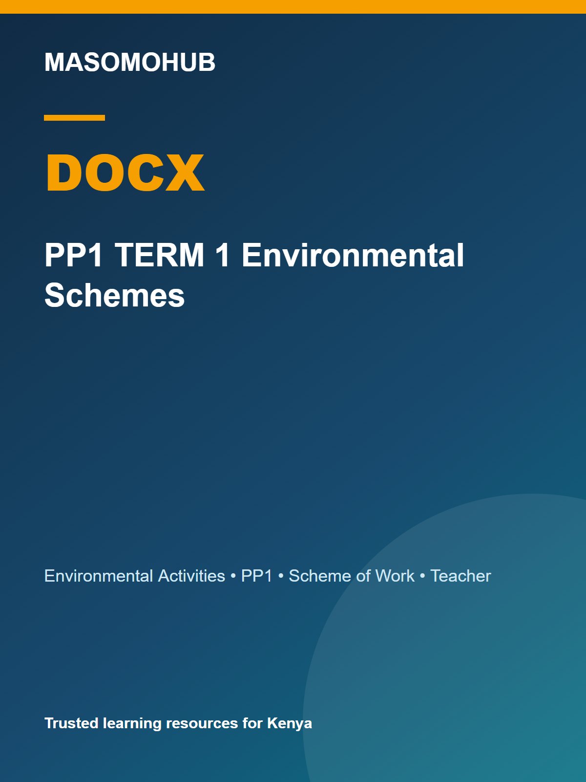 Thumbnail preview of PP1 TERM 1 Environmental Schemes