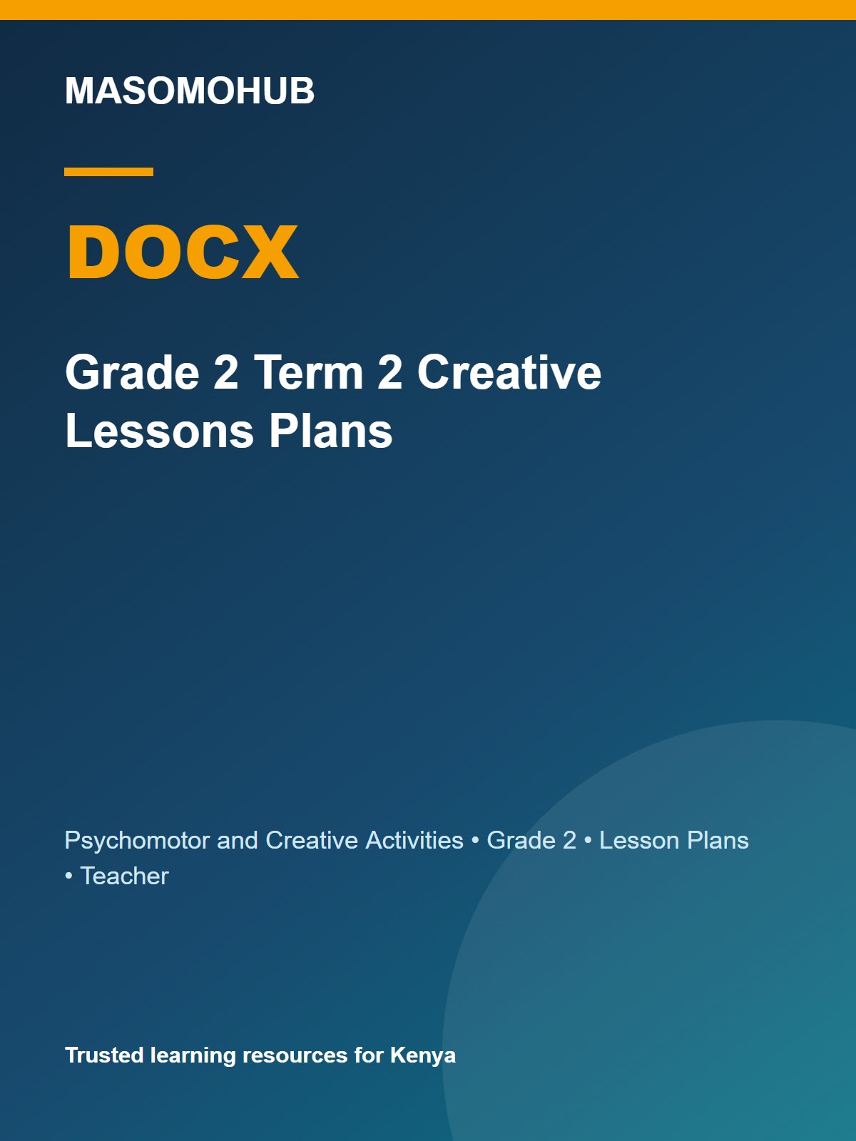 Thumbnail preview of Grade 2 Term 2 Creative Lessons Plans