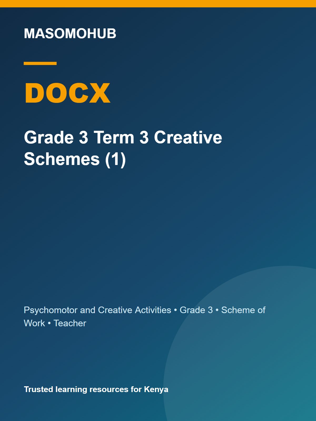 Thumbnail preview of Grade 3 Term 3 Creative Schemes (1)