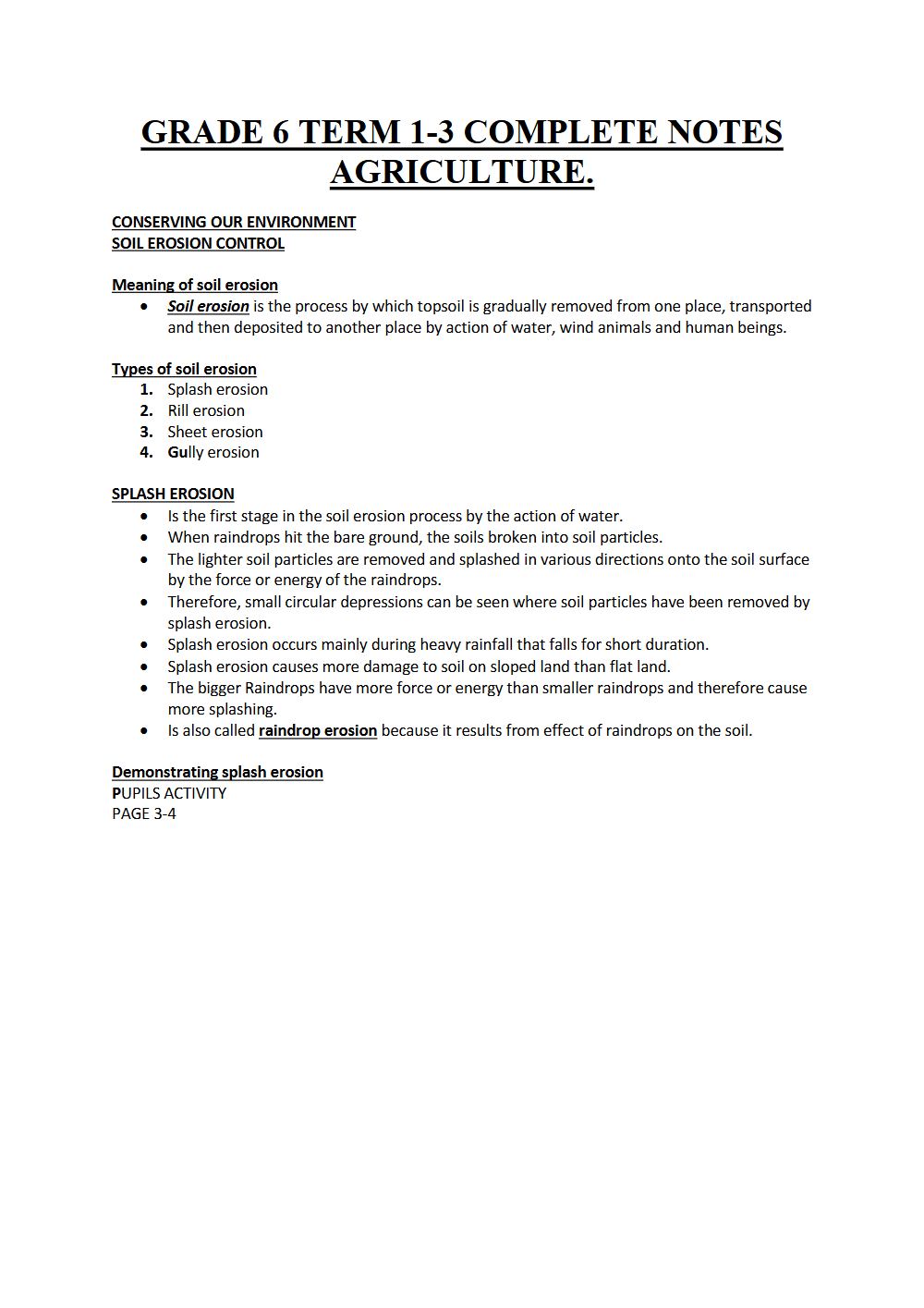 Thumbnail preview of Grade 6 Agriculture Notes Term 1 3