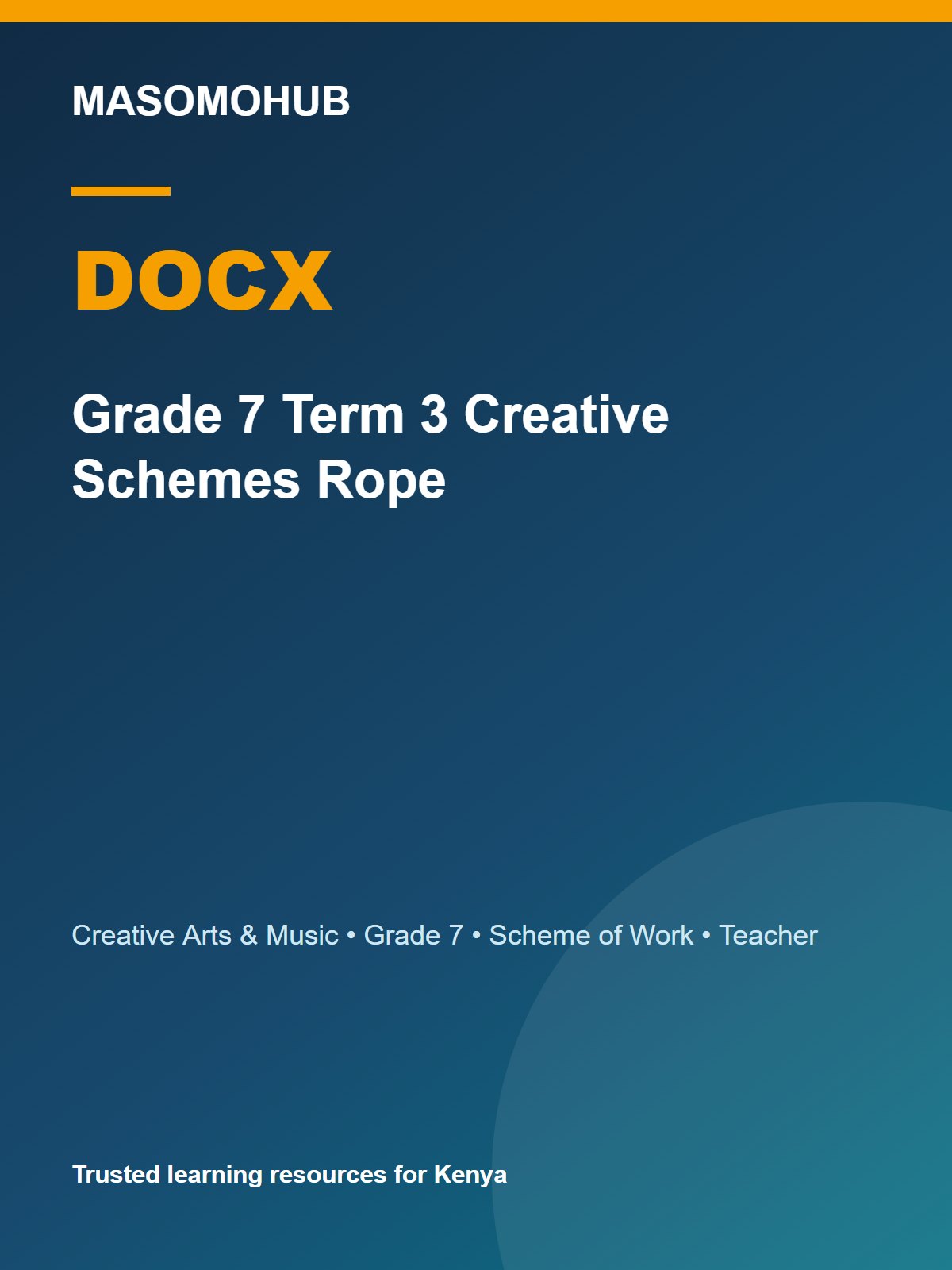 Thumbnail preview of Grade 7 Term 3 Creative Schemes Rope