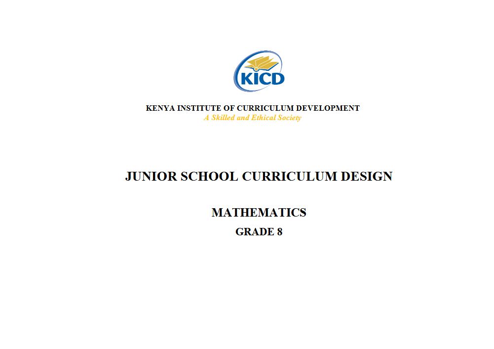 Thumbnail preview of Grade 8 Mathematics Curriculum Design