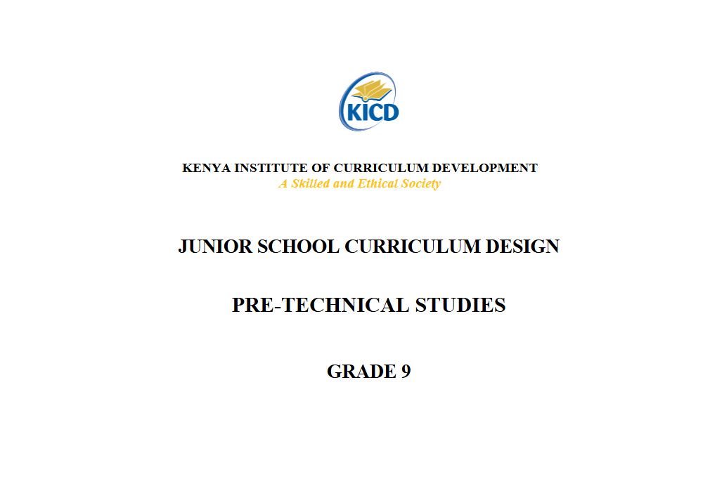 Thumbnail preview of Grade 9 Pretechnical Curriculum Design
