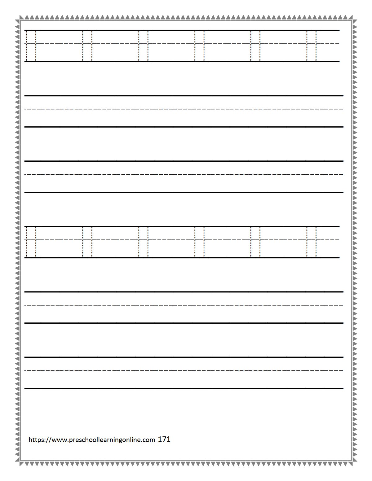 Thumbnail preview of Number Trace Worksheets 11 20
