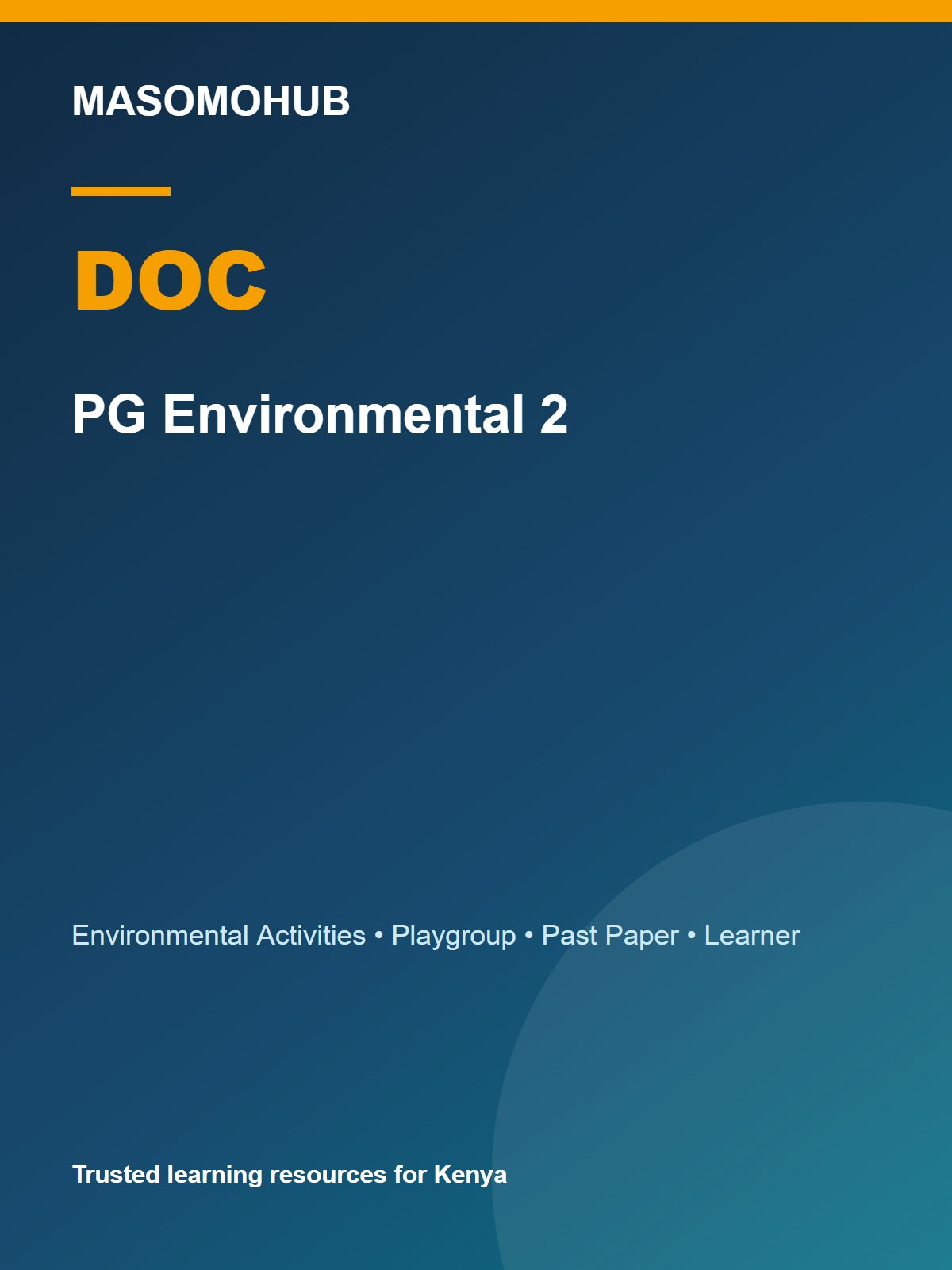 Thumbnail preview of PLAYGROUP 2025 TERM 1 OPENER ENVIRONMENTAL AND RELIGIOUS ACTIVITIES EXAM 2