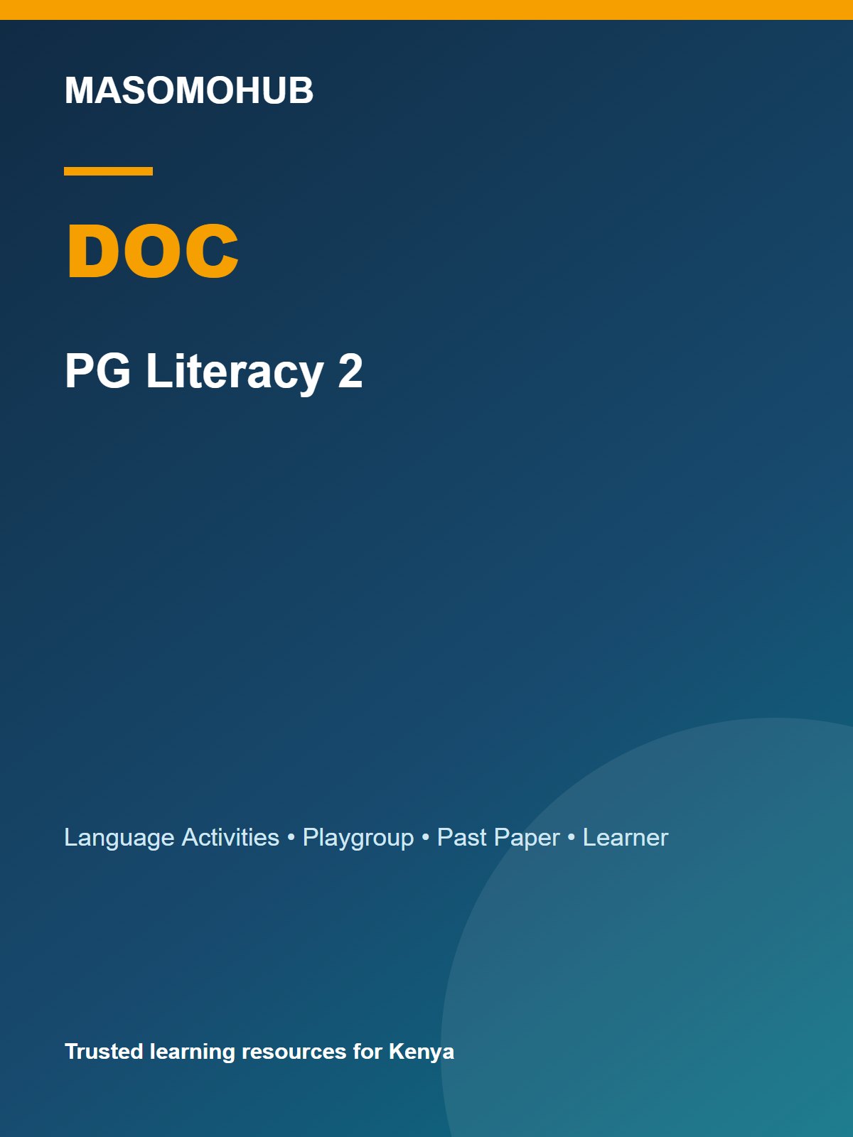 Thumbnail preview of PLAYGROUP 2025 TERM 1 OPENER EXAM -LITERACY ACTIVITIES 2