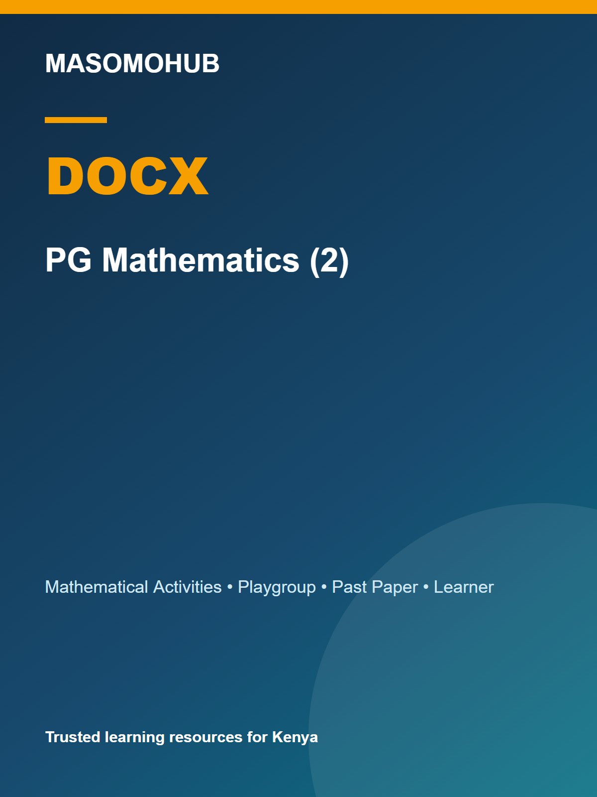 Thumbnail preview of PLAYGROUP 2025 MATHEMATICS (2)