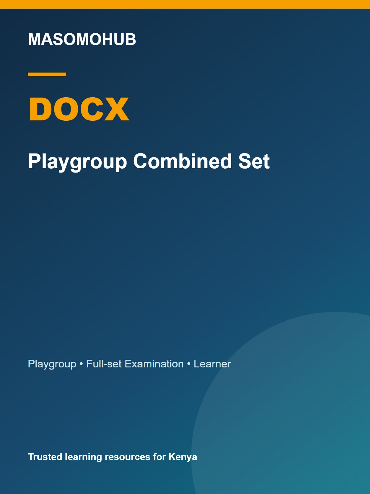 Thumbnail preview of Playgroup Combined Set