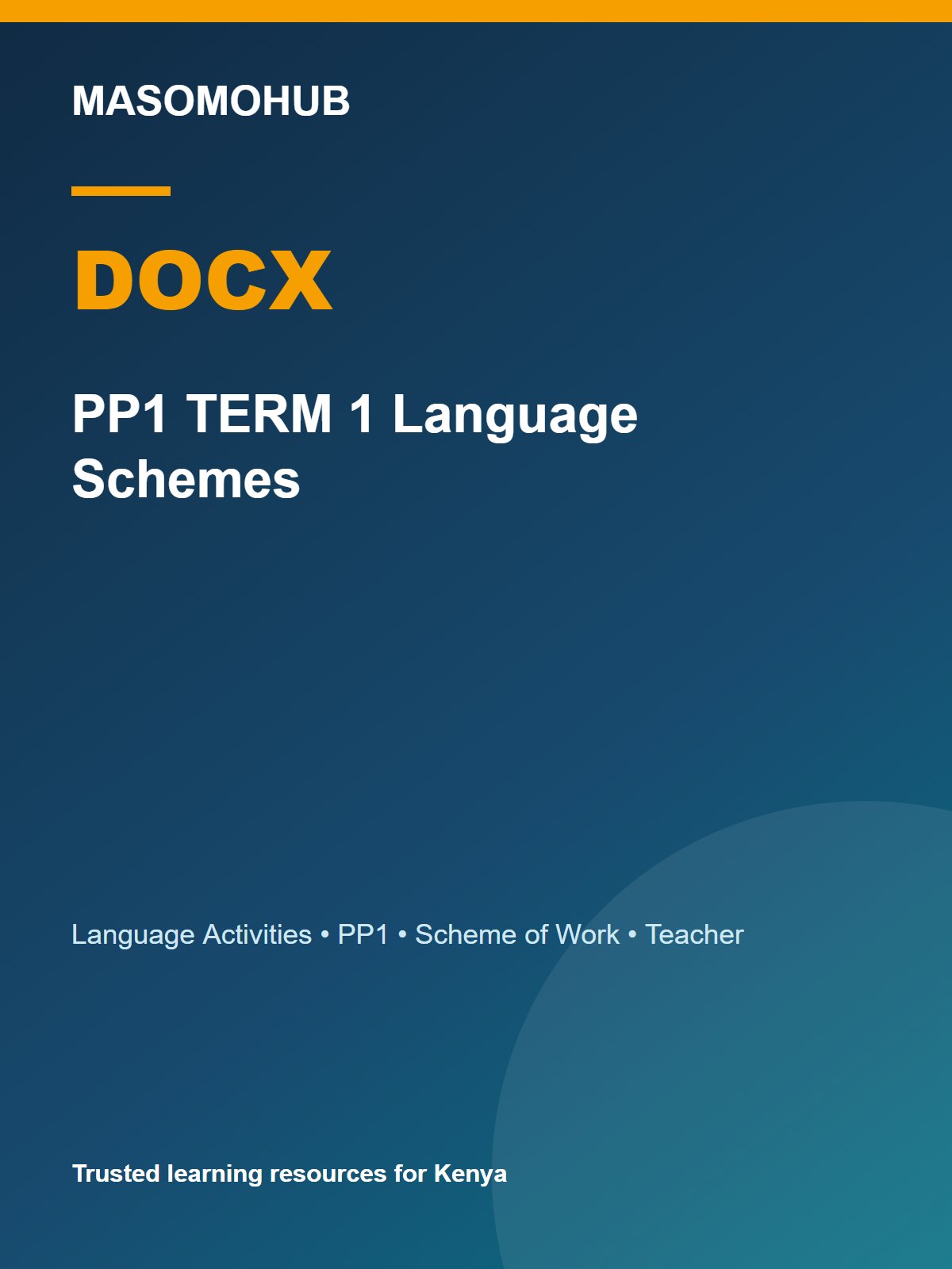 Thumbnail preview of PP1 TERM 1 Language Schemes