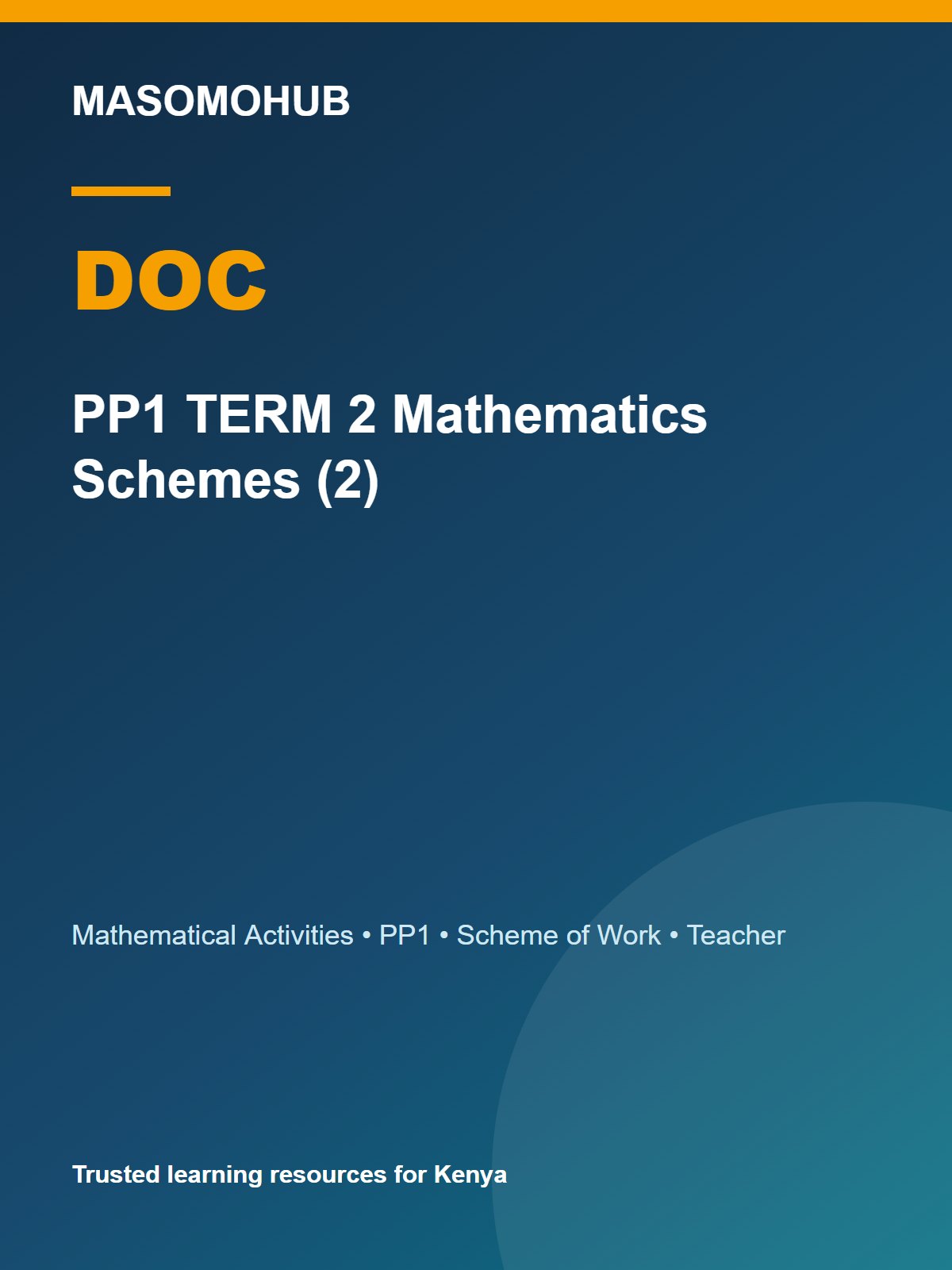 Thumbnail preview of PP1 TERM 2 Mathematics Schemes (2)