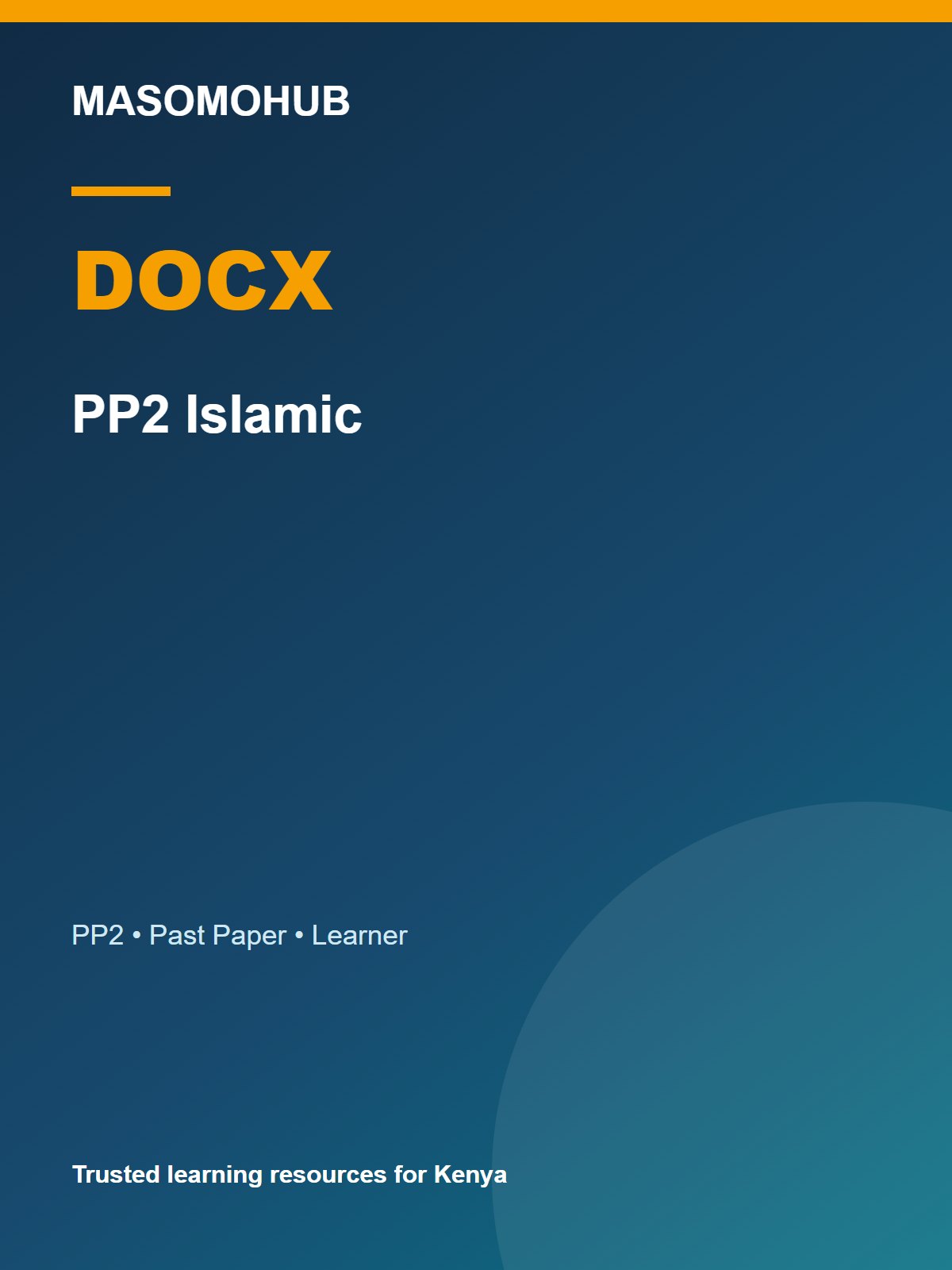 Thumbnail preview of PP2 Islamic