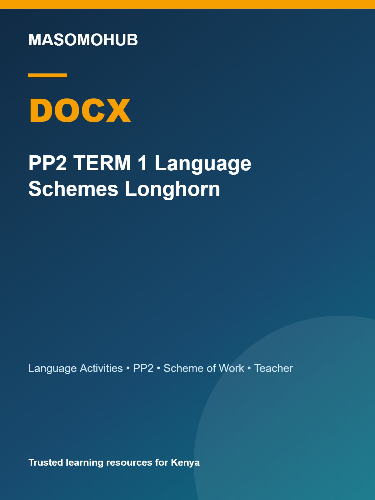Thumbnail preview of PP2 TERM 1 Language Schemes Longhorn
