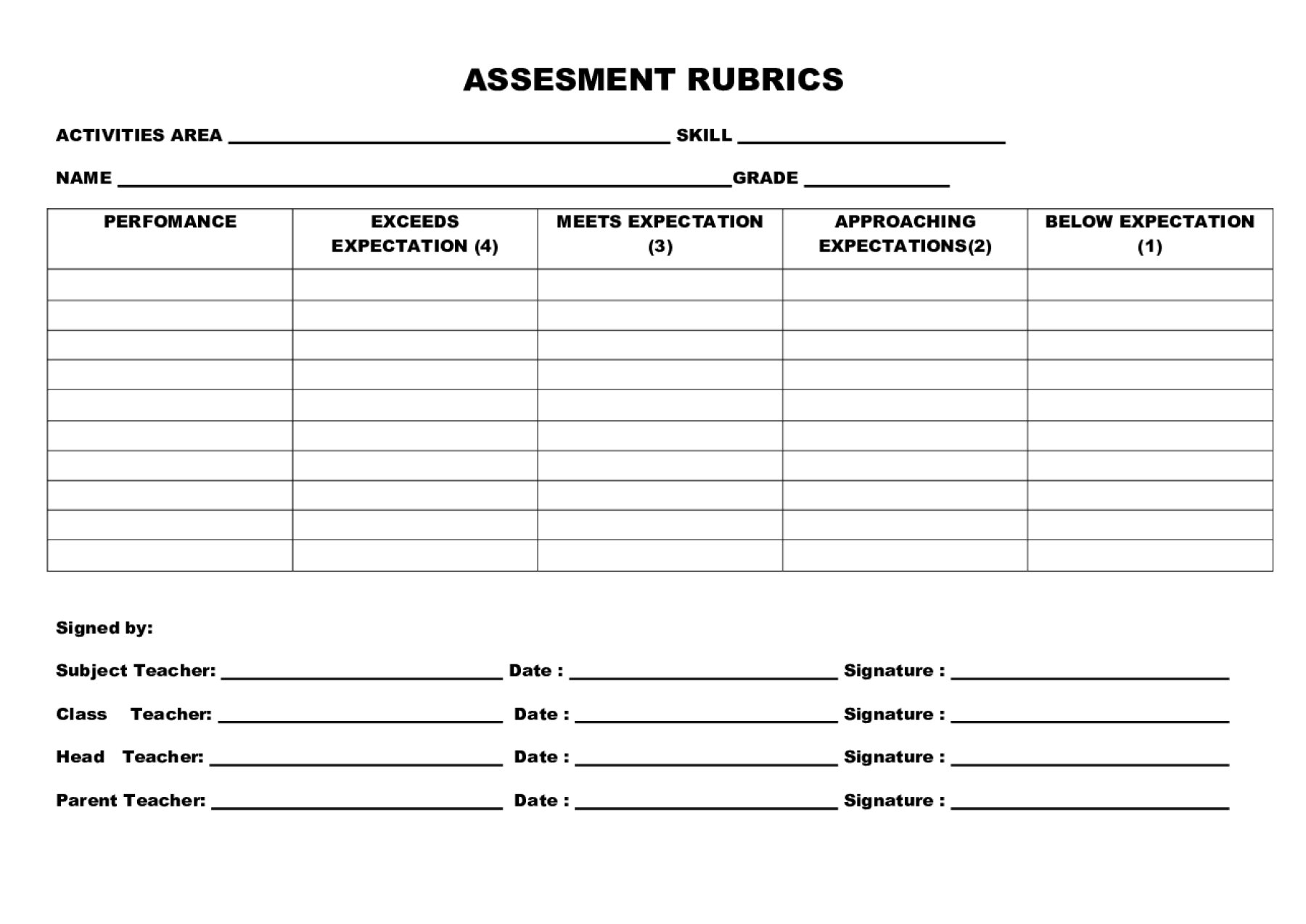 Thumbnail preview of CBC Assessment Book Template