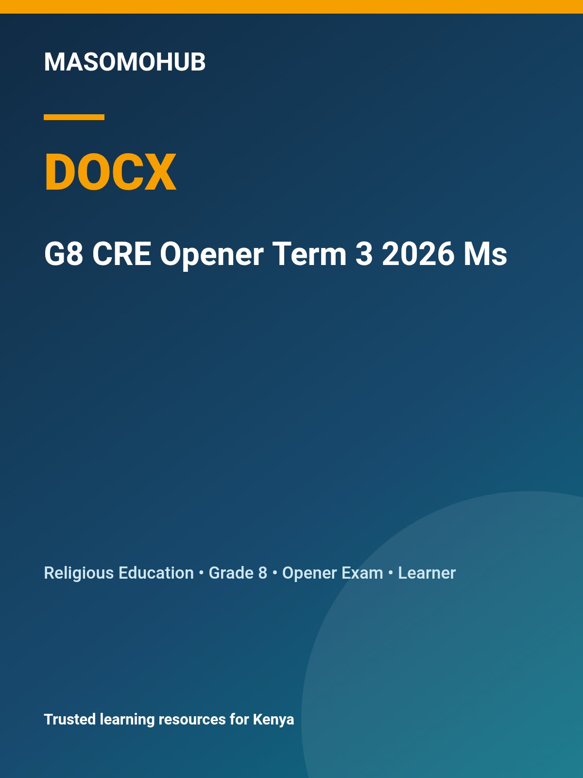 Thumbnail preview of G8 CRE Opener Term 3 2026 Ms