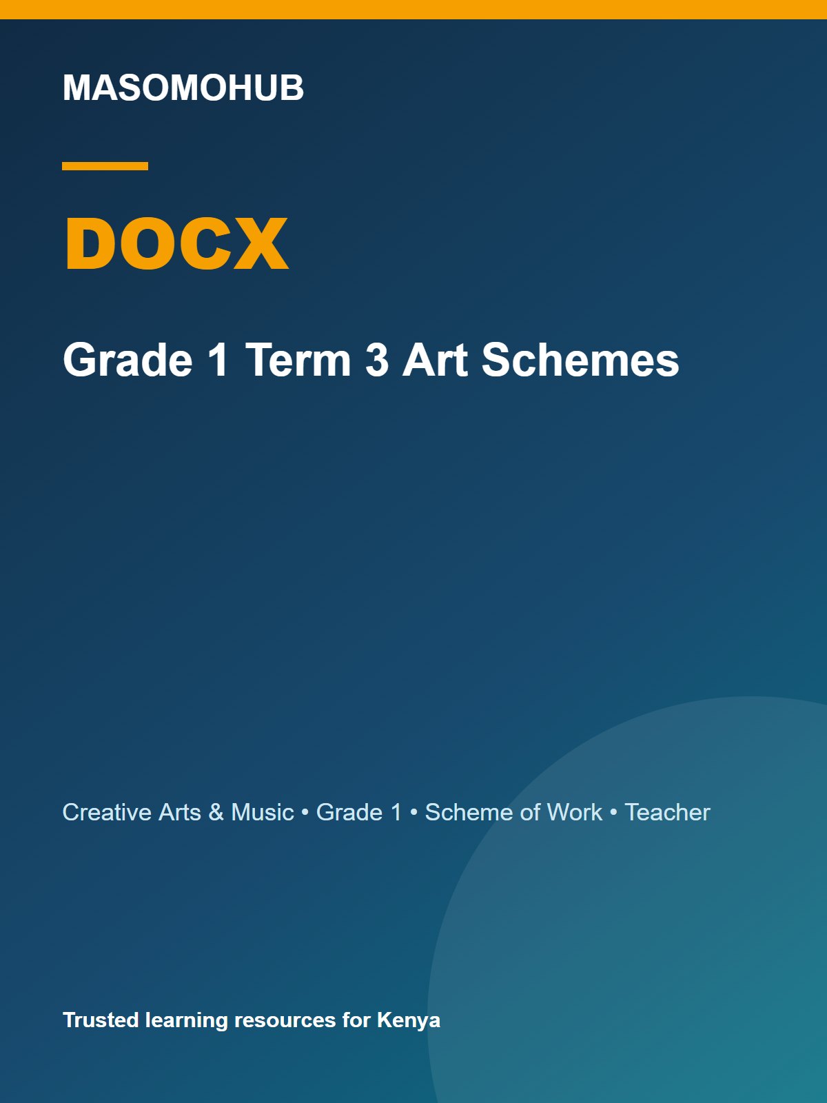 Thumbnail preview of Grade 1 Term 3 Art Schemes