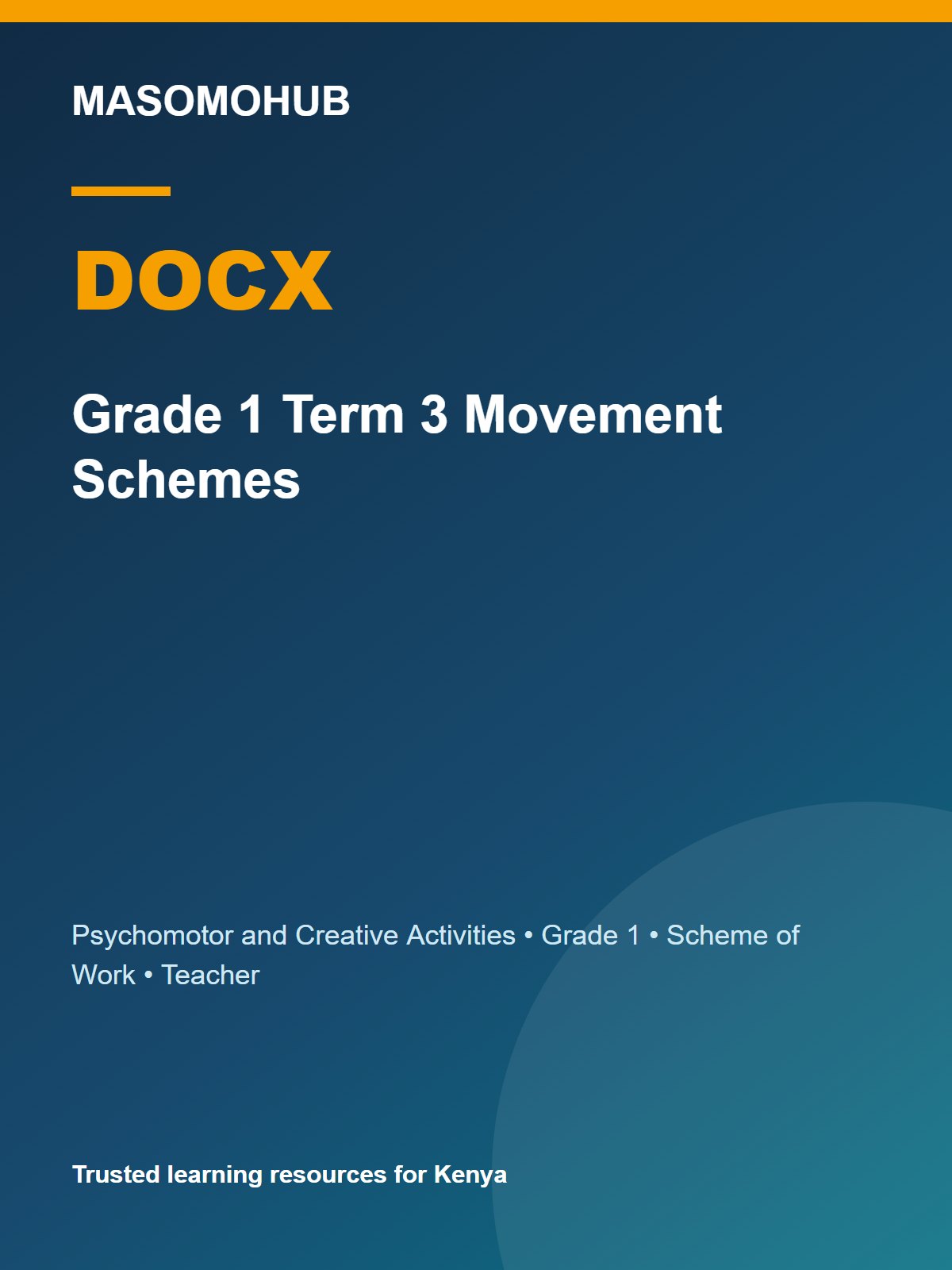 Thumbnail preview of Grade 1 Term 3 Movement Schemes