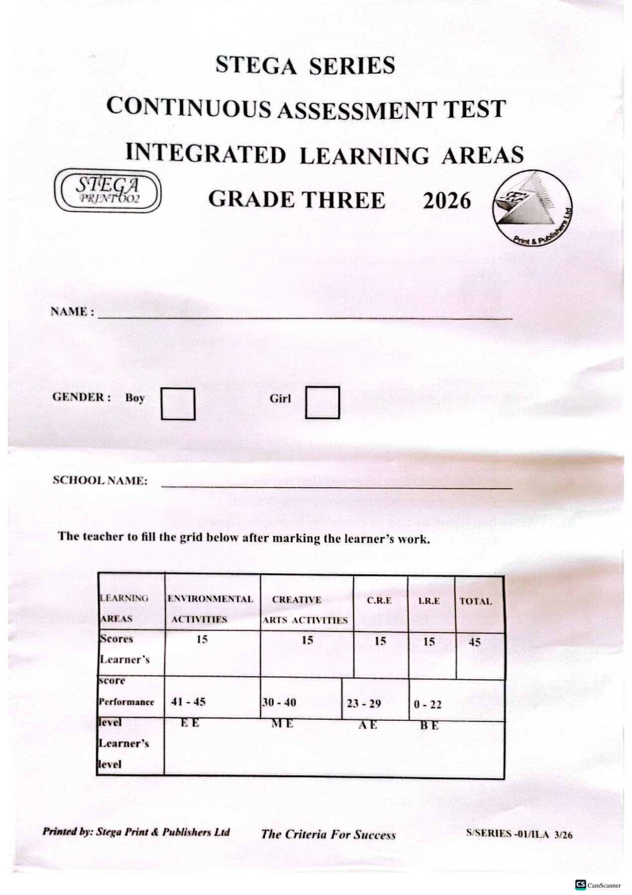 Thumbnail preview of GRADE 3 2026 COMBINED EXAMINATIONS 9