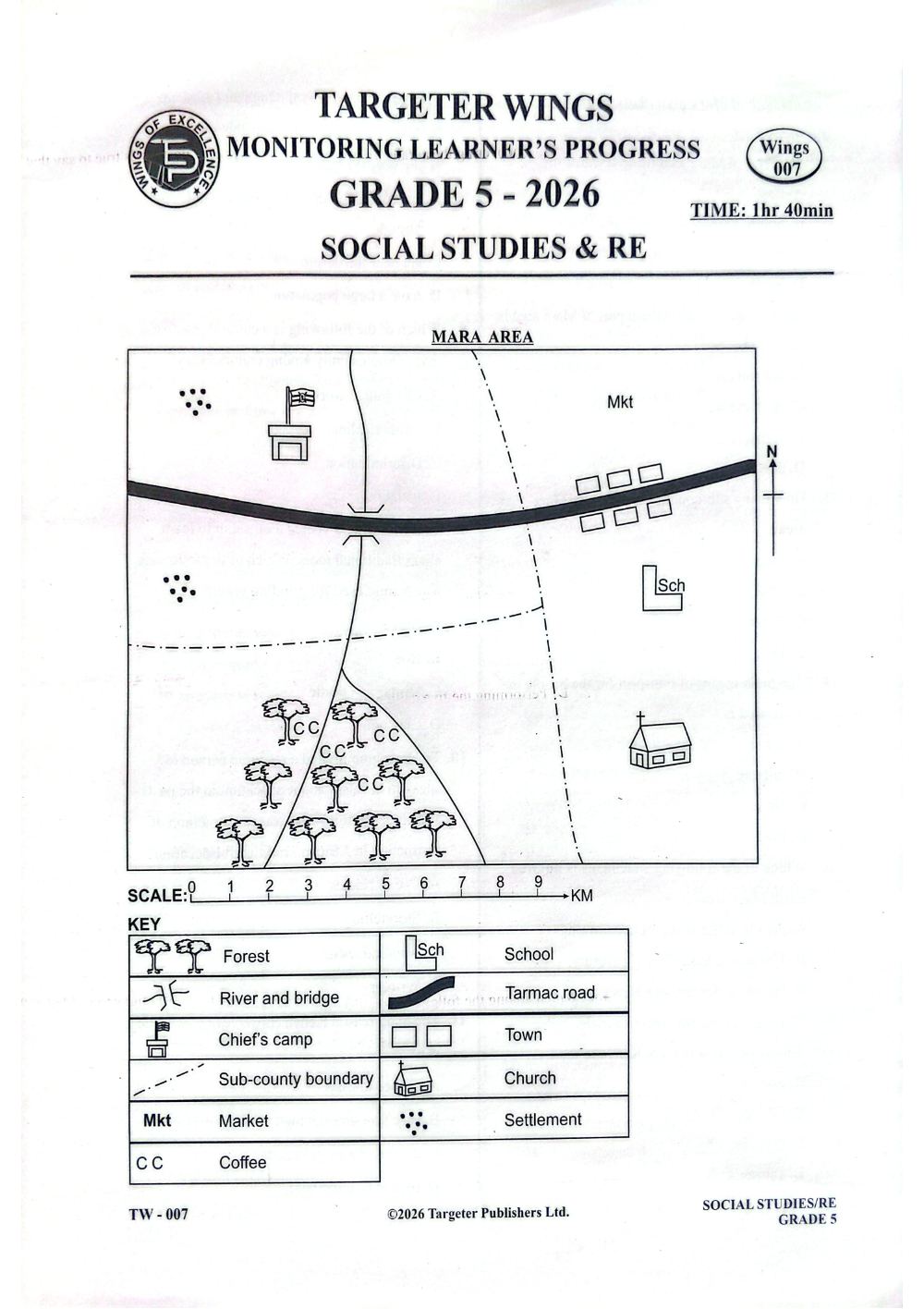 Preview of Grade 5 Social Studies Term 3 Mid-Term Exam 2026