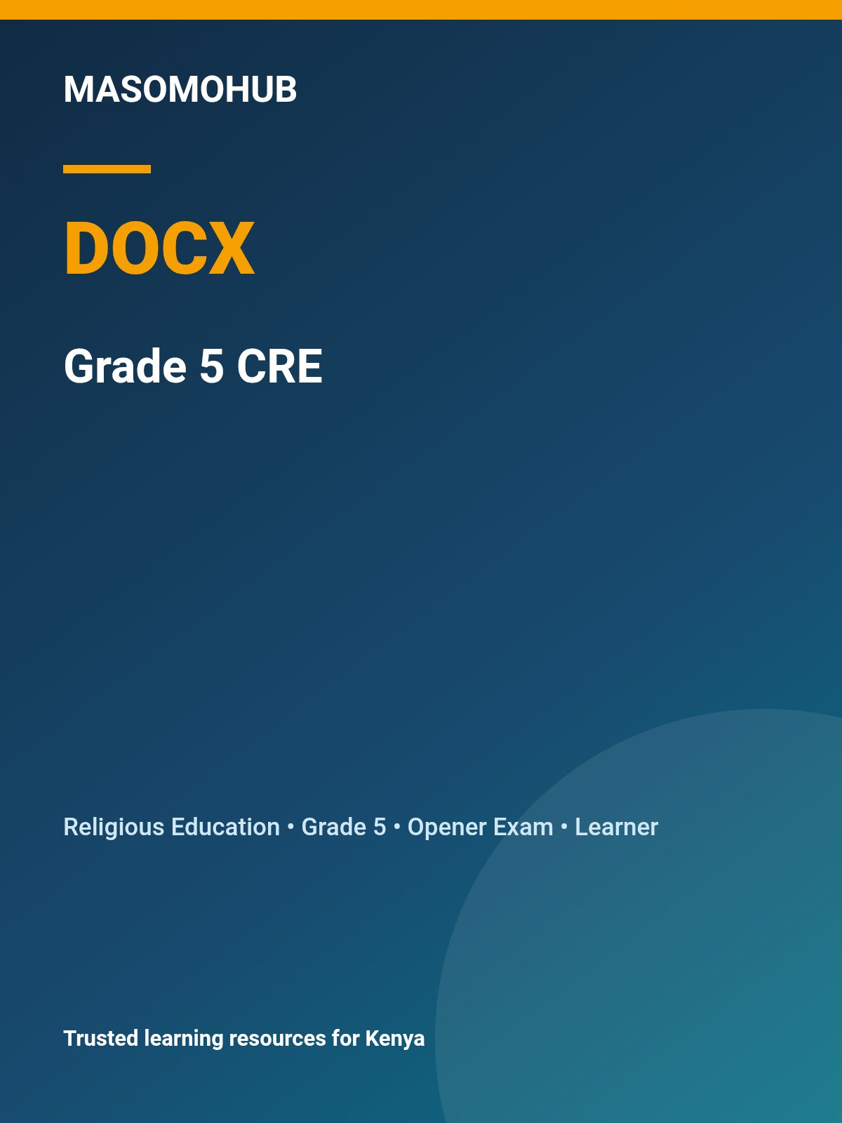 Thumbnail preview of Grade 5 Term 3 2026 CRE