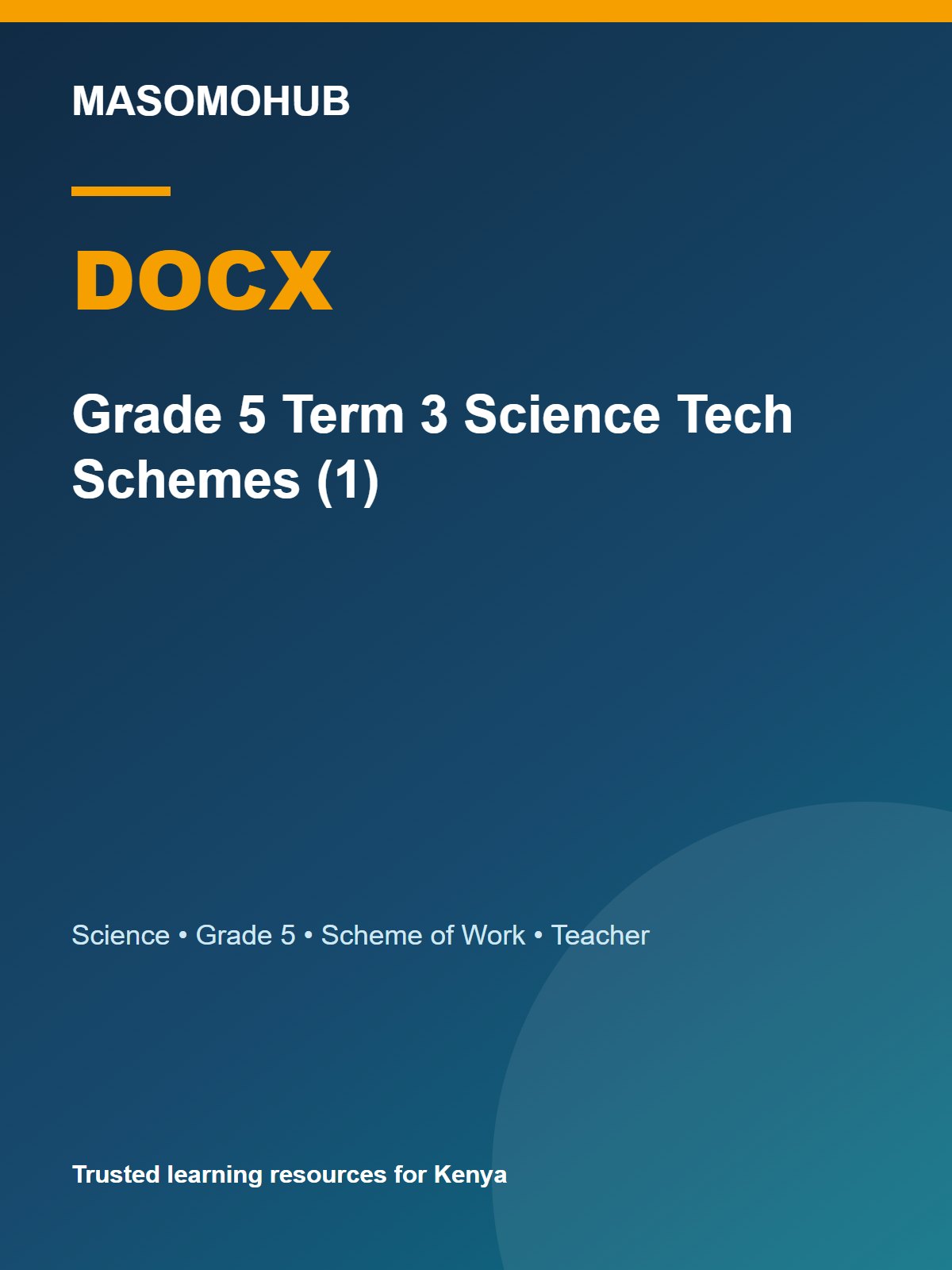 Thumbnail preview of Grade 5 Term 3 Science Tech Schemes (1)