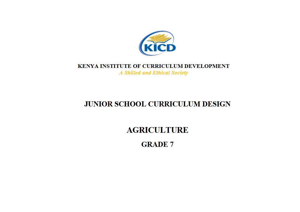 Thumbnail preview of Grade 7 Agriculture Curriculum Design