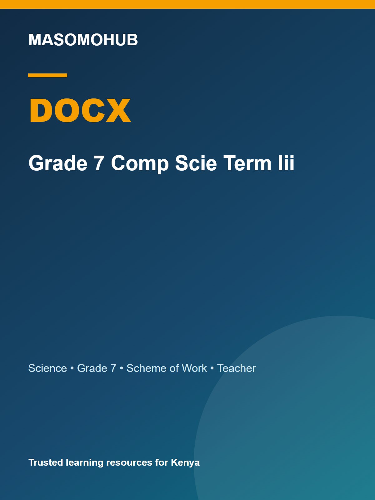 Thumbnail preview of Grade 7 Comp Scie Term Iii