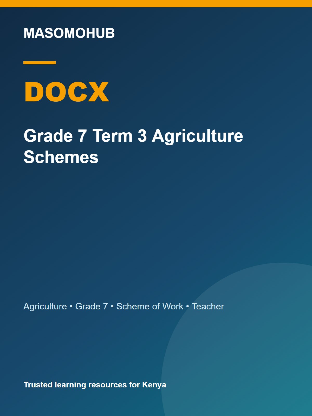 Thumbnail preview of Grade 7 Term 3 Agriculture Schemes