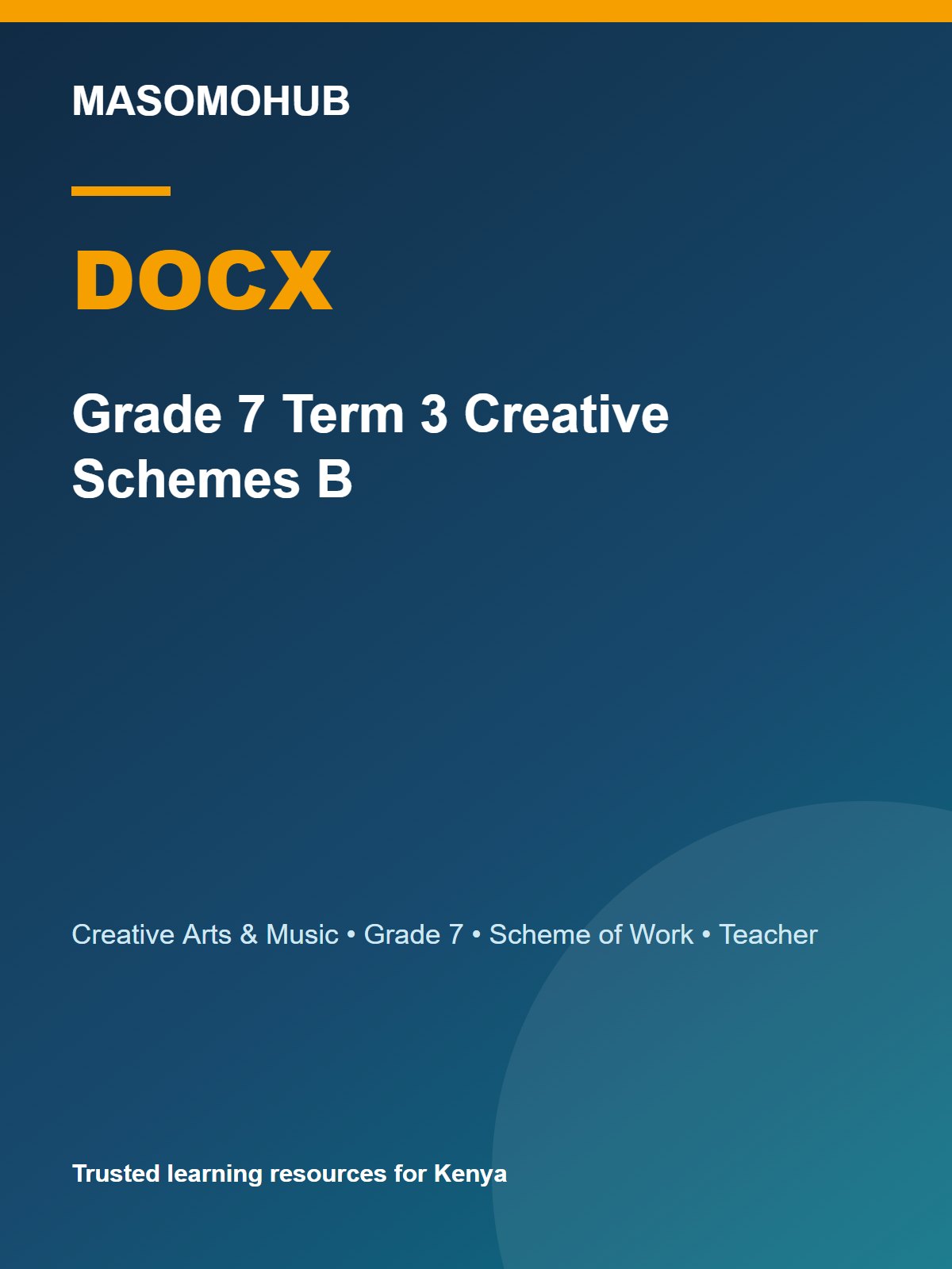 Thumbnail preview of Grade 7 Term 3 Creative Schemes B
