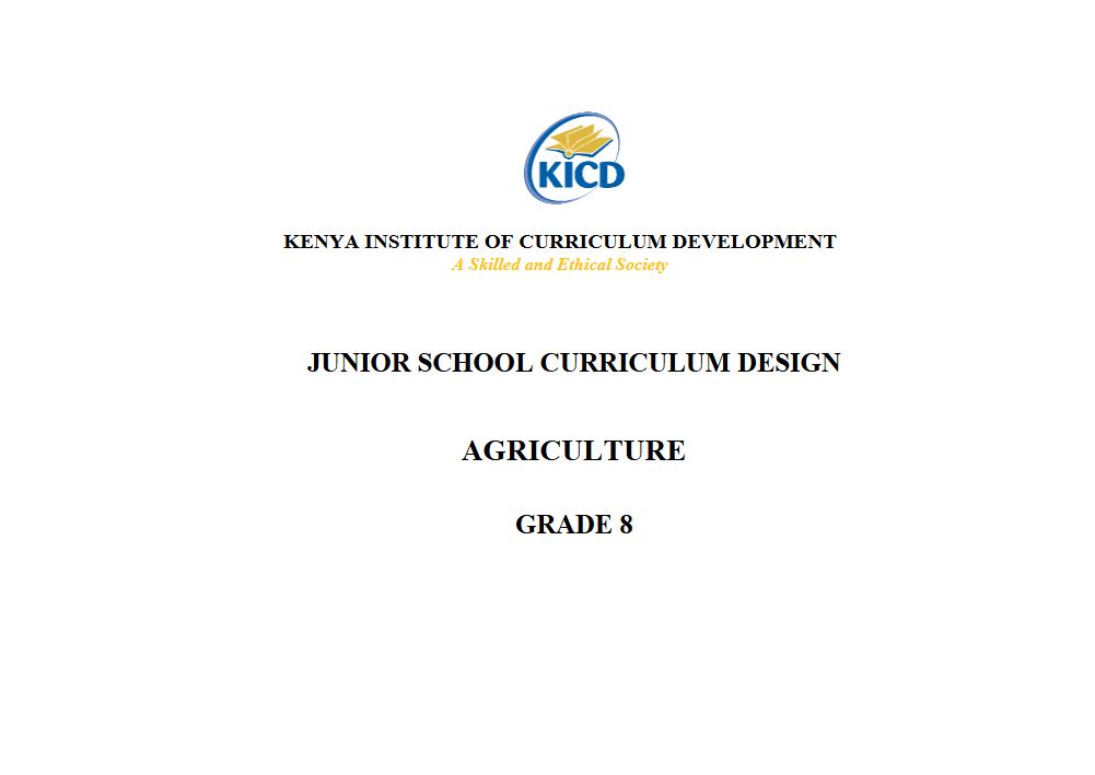 Thumbnail preview of Grade 8 Agriculture Curriculum Design
