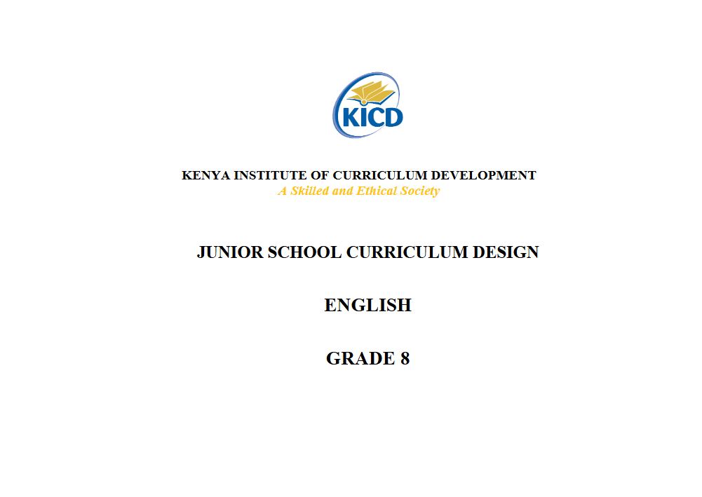 Thumbnail preview of Grade 8 English Curriculum Design