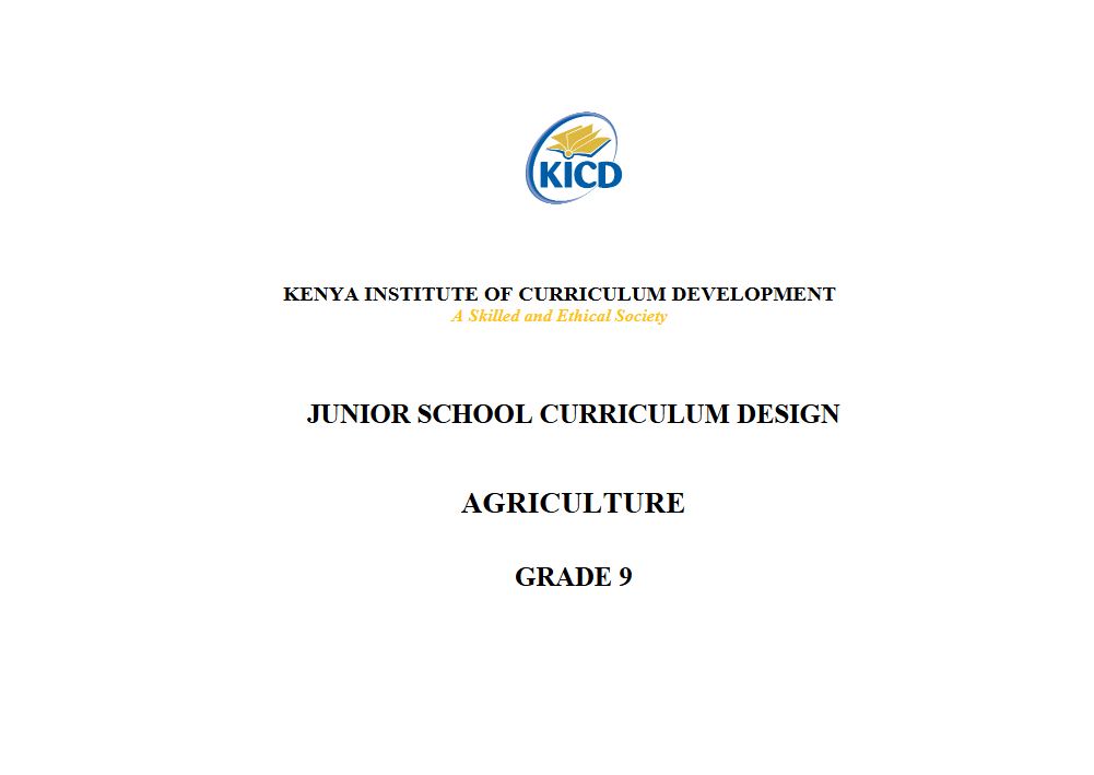Thumbnail preview of Grade 9 Agriculture Curriculum Design