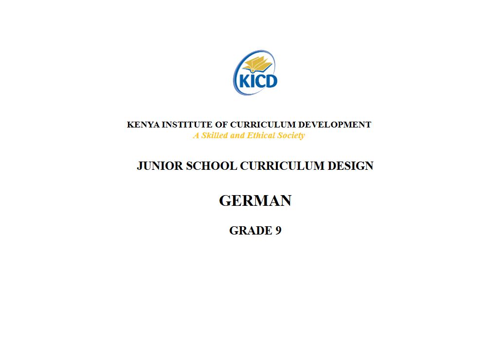Thumbnail preview of Grade 9 German Curriculum Design