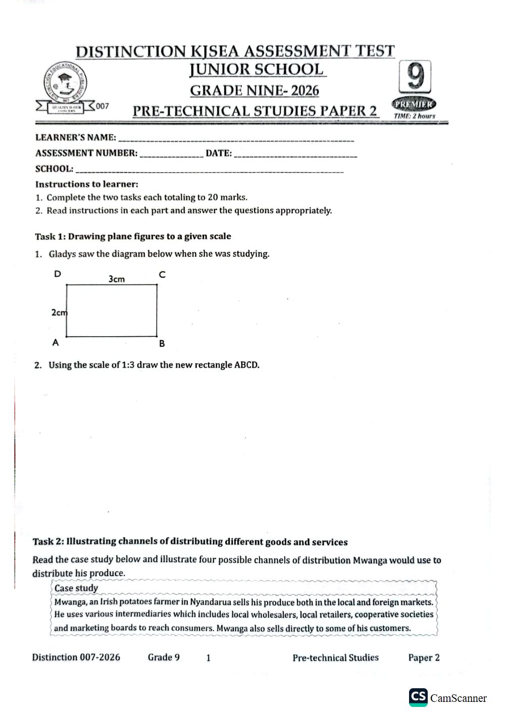 Thumbnail preview of Grade 9 Pre Technical Studies Paper 2 KJSEA End Term 3 2026 Assessment Prediction_6