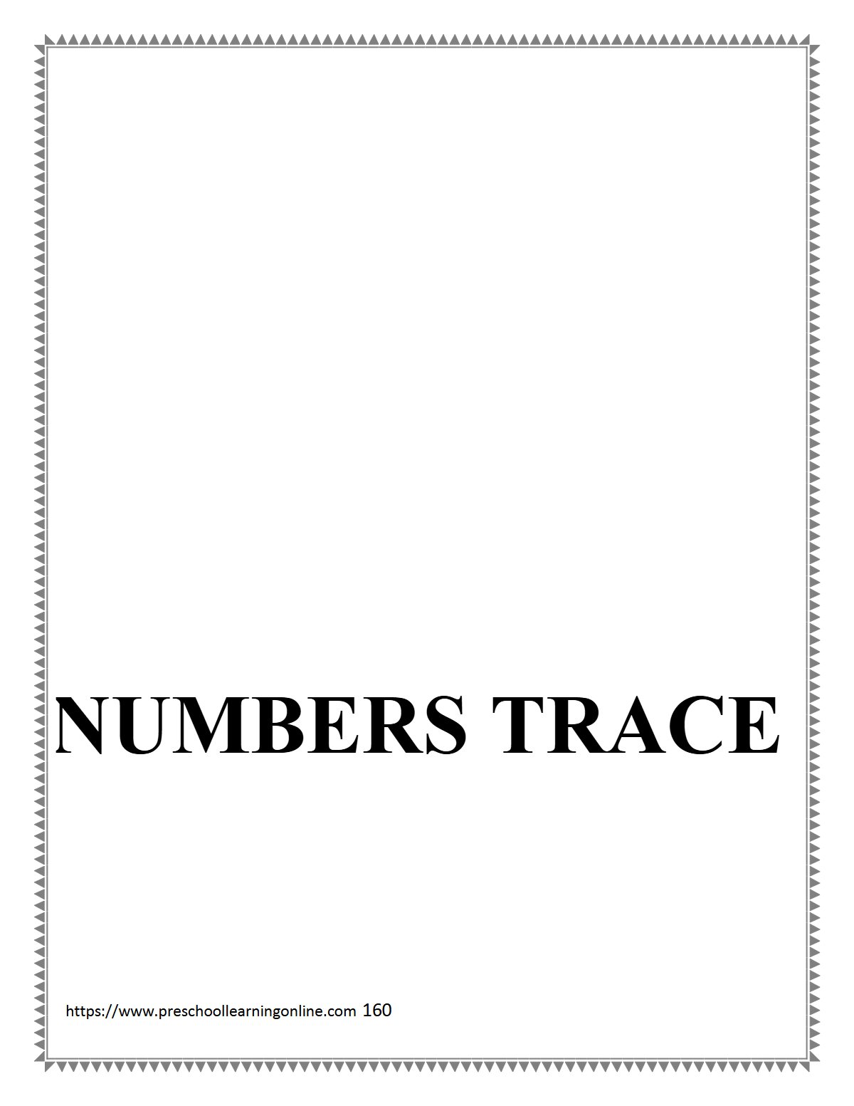 Thumbnail preview of Number Tracing Worksheets 1 20