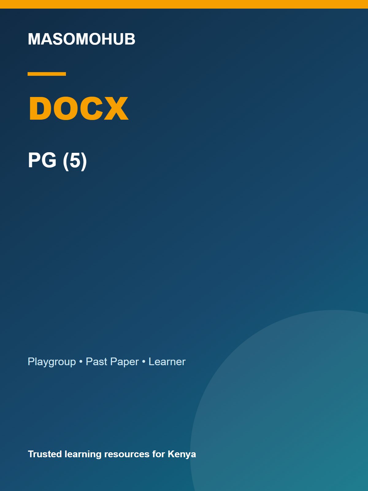 Thumbnail preview of PLAYGROUP EARLY CHILDHOOD EDUCATION ASSESSMENT