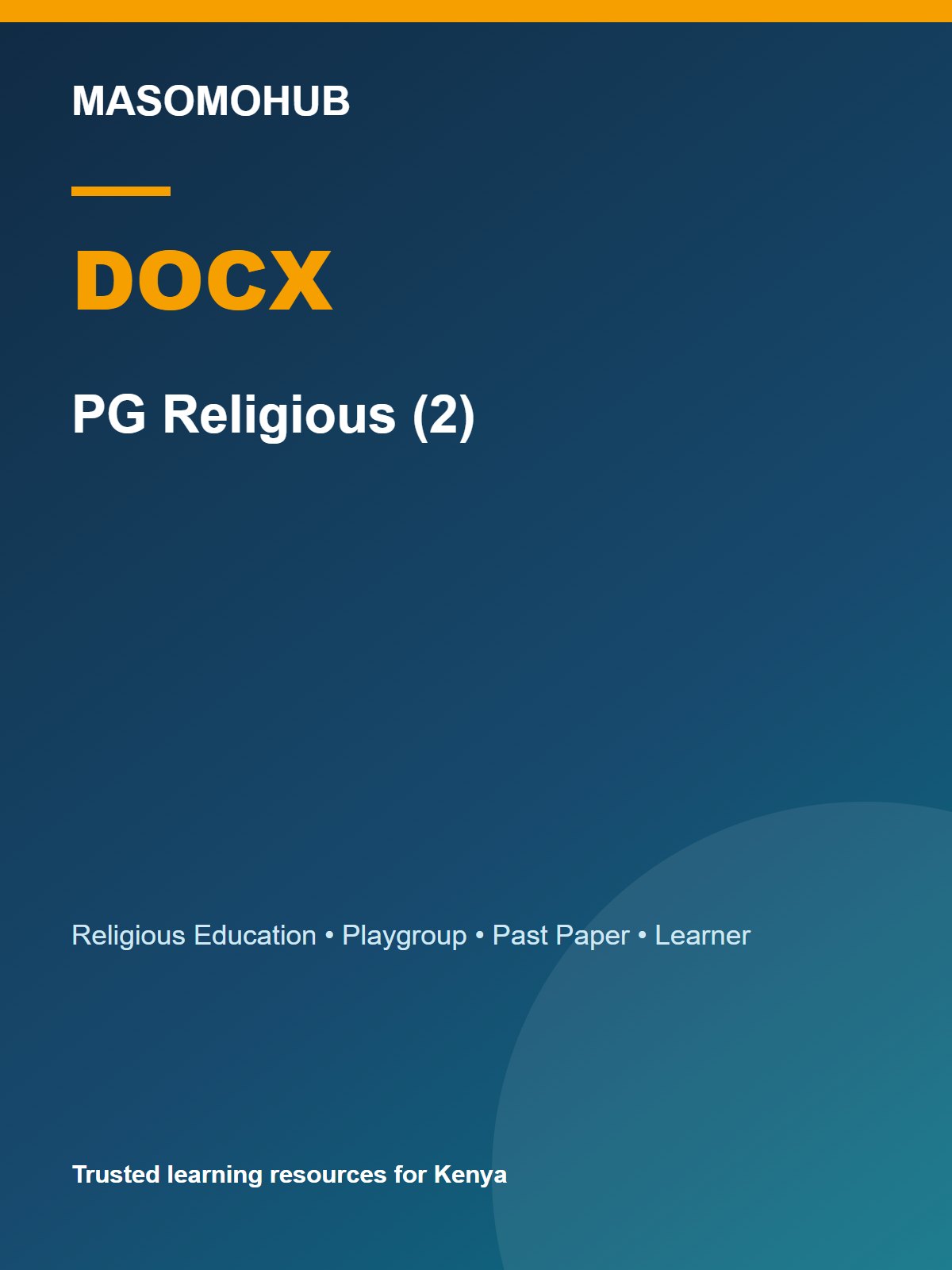 Thumbnail preview of PLAY GROUP TERM 2: ENDTERM ASSESSMENT 2026 CRE (2)