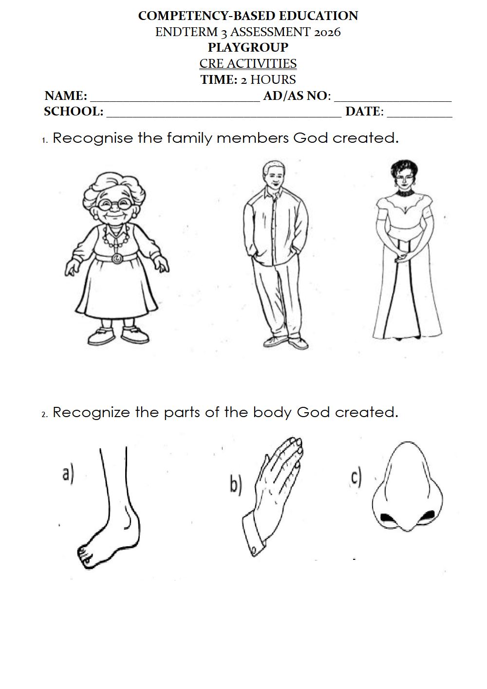 Thumbnail preview of Playgroup CRE End Term 3 2026 Assessment 1