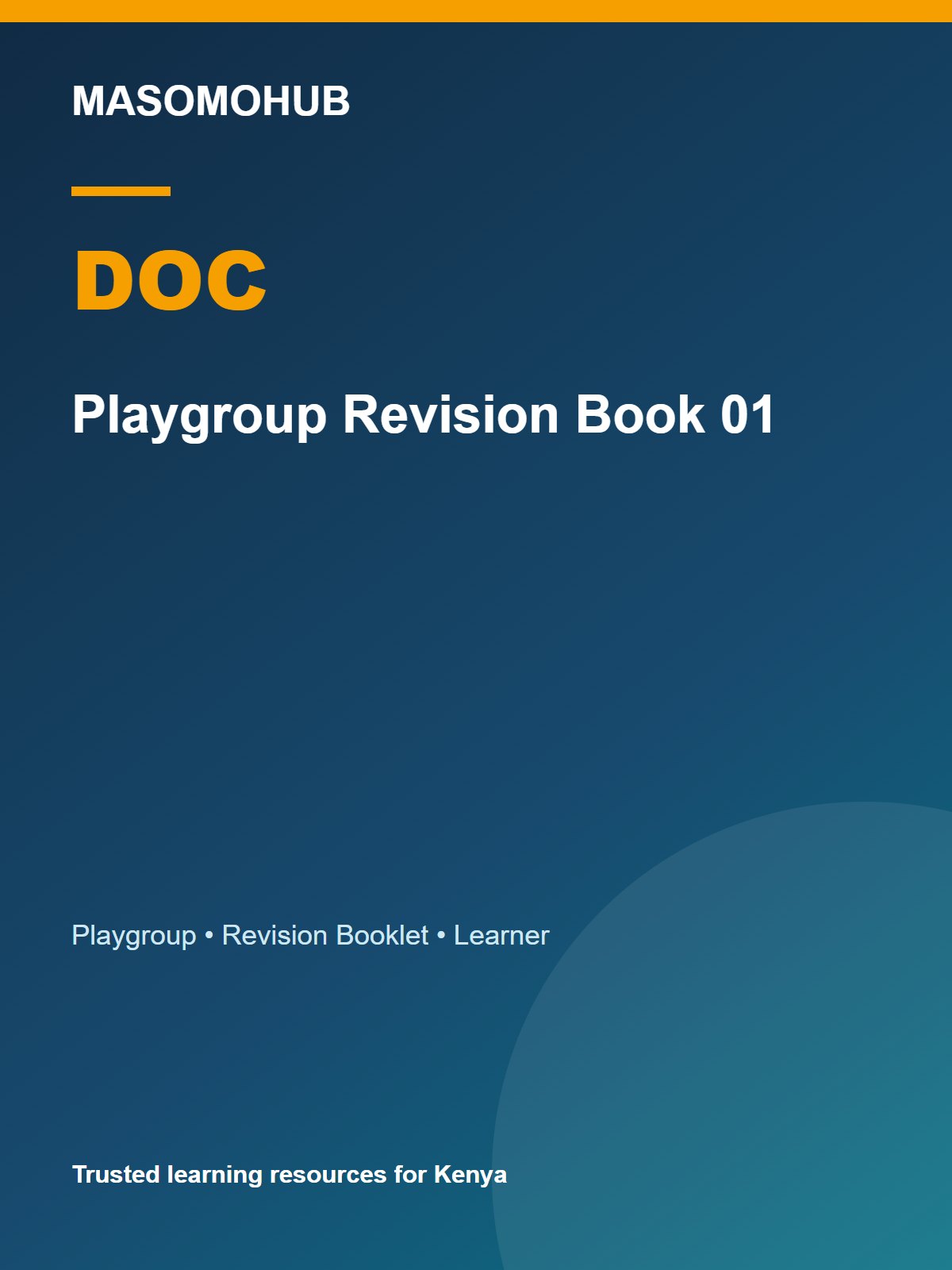 Thumbnail preview of Playgroup Revision Book 01