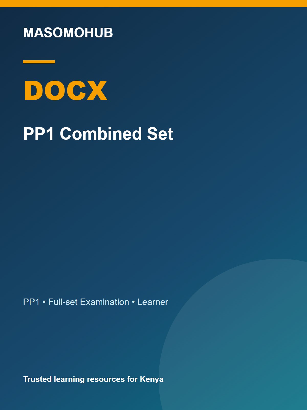 Thumbnail preview of PP1 Combined Set