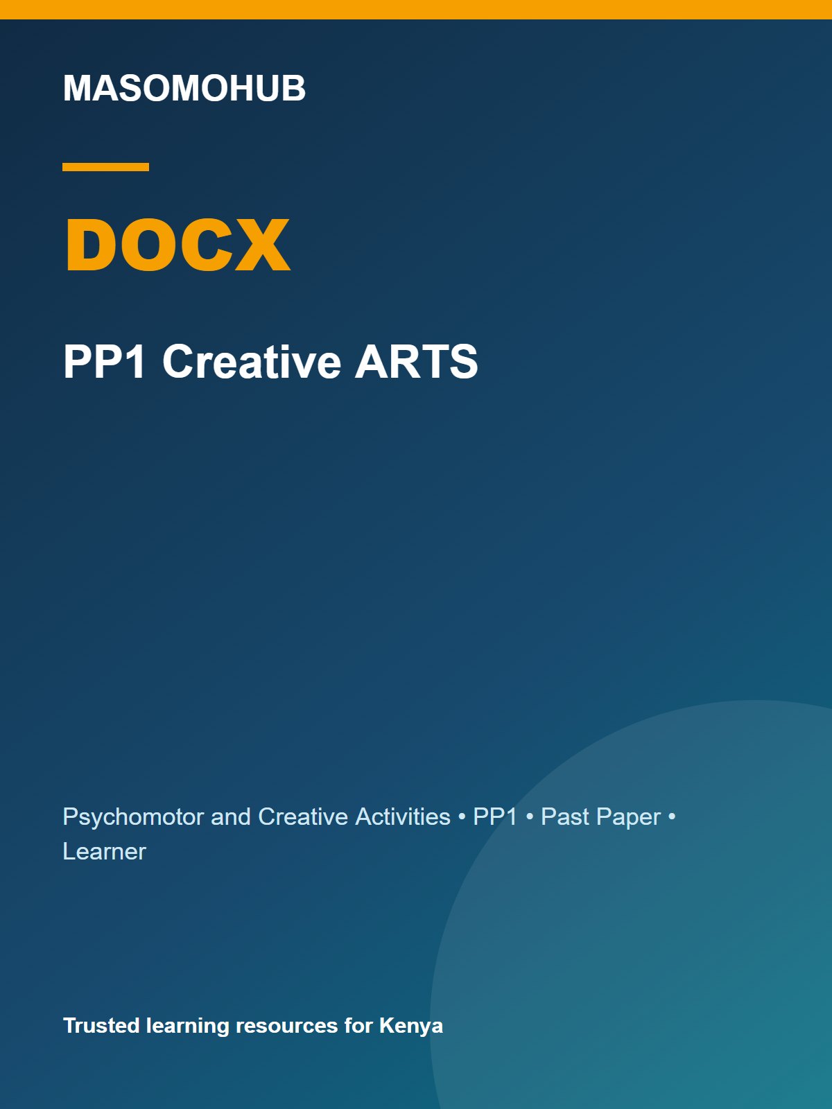 Thumbnail preview of PP1 Creative ARTS