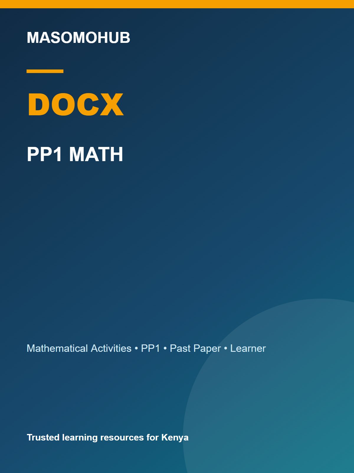 Thumbnail preview of PP1 MATH