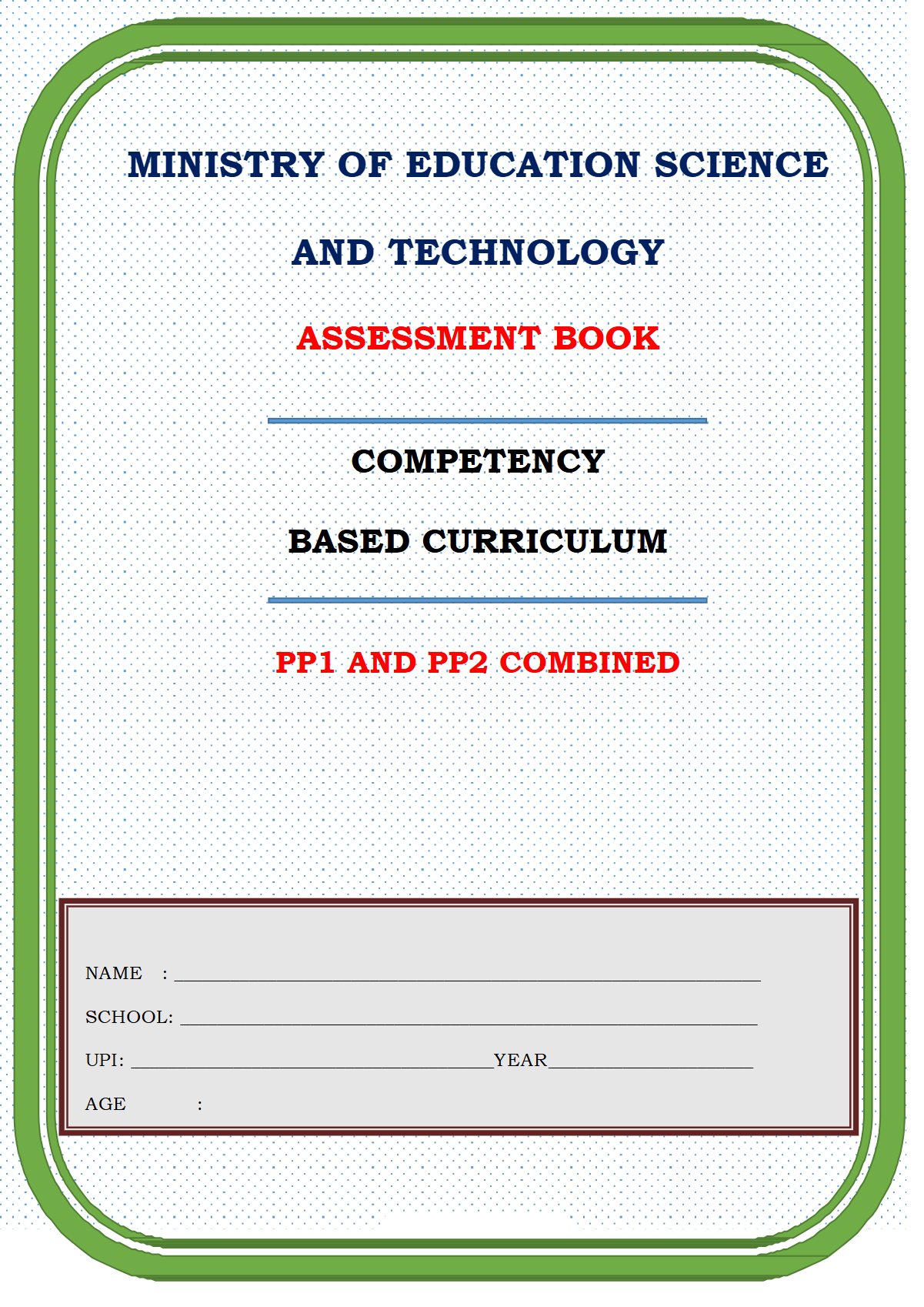 Thumbnail preview of PP1 & PP2 Assessment Report BOOK