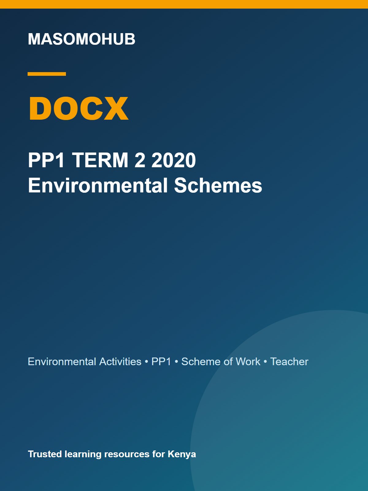 Thumbnail preview of PP1 TERM 2 2020 Environmental Schemes