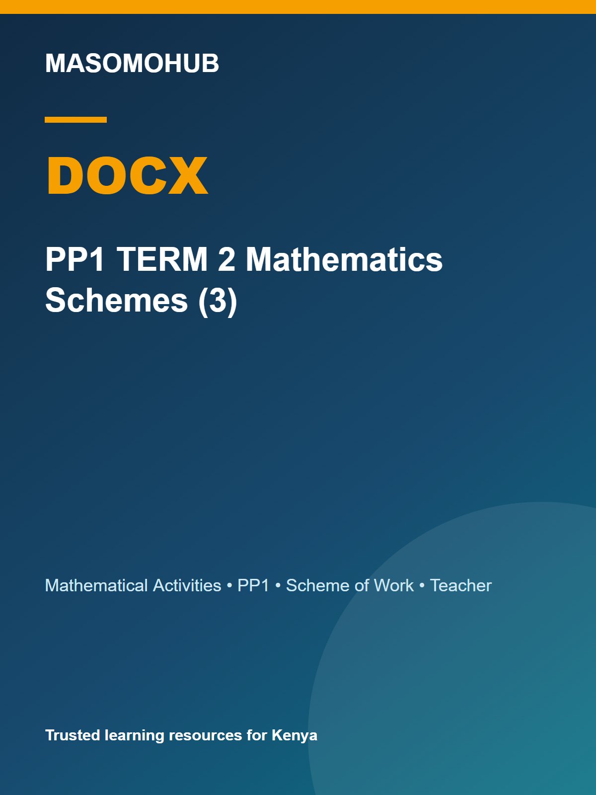 Thumbnail preview of PP1 TERM 2 Mathematics Schemes (3)