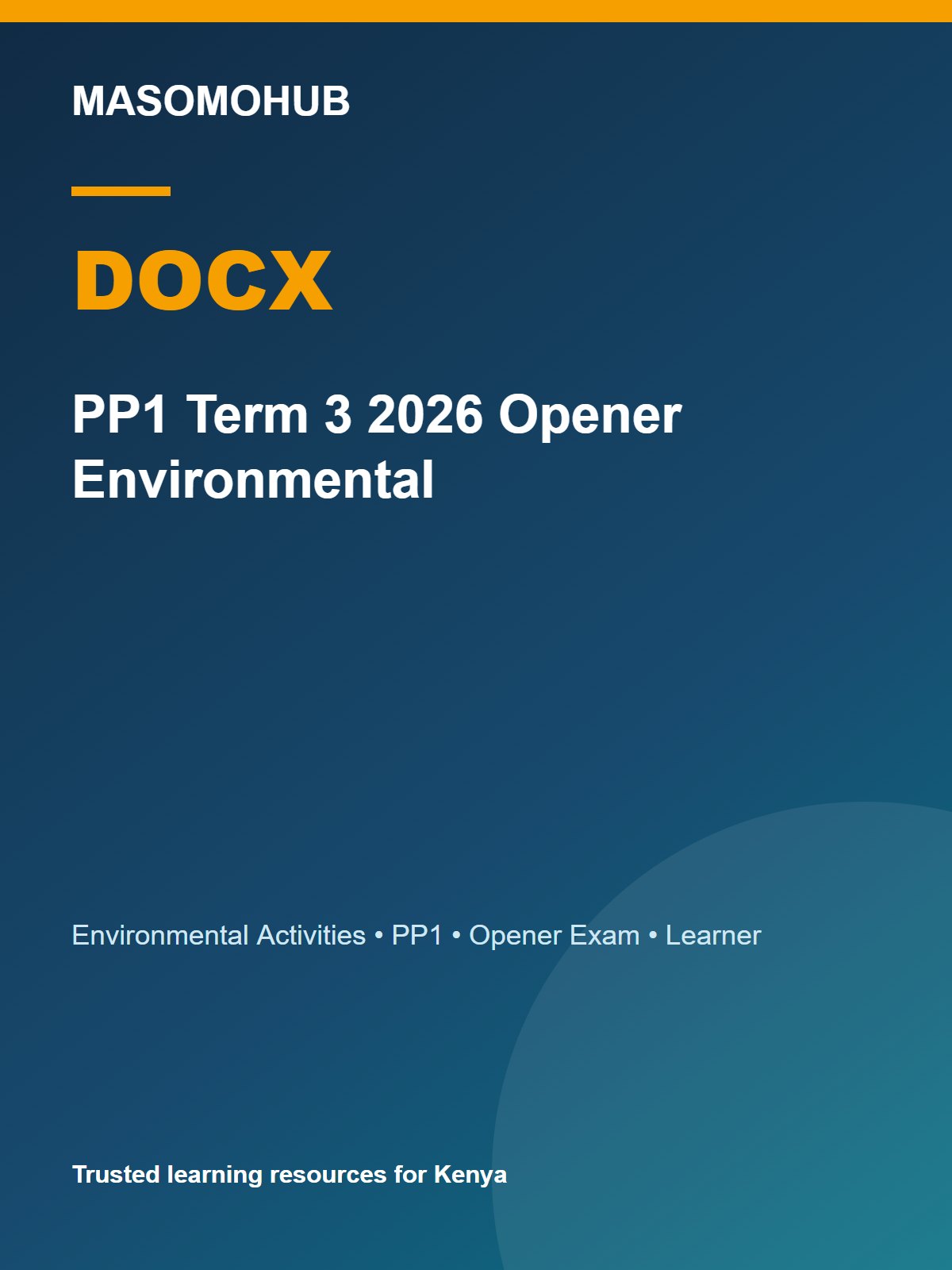 Thumbnail preview of PP1 Term 3 2026 Opener Environmental