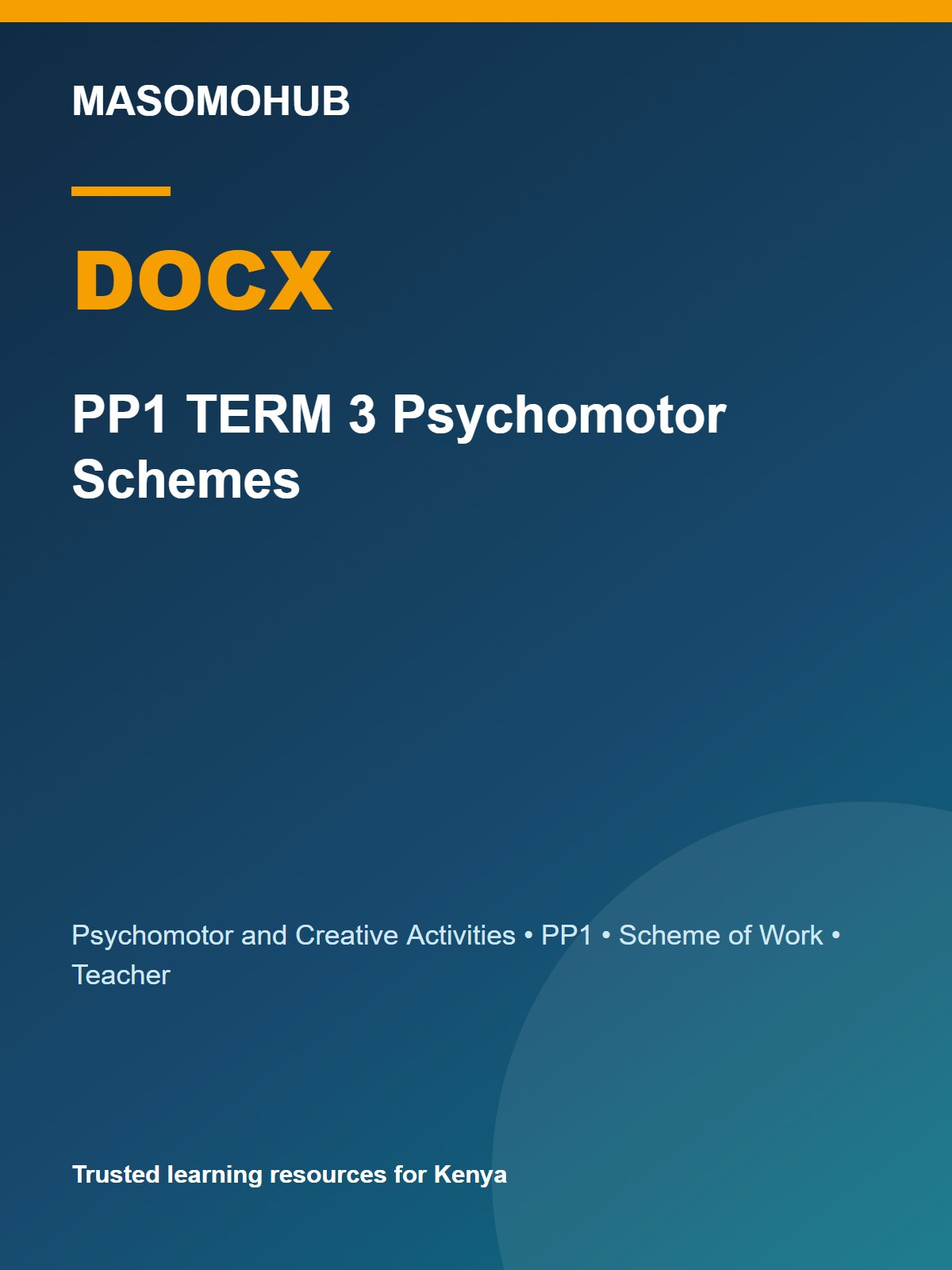 Thumbnail preview of PP1 TERM 3 Psychomotor Schemes