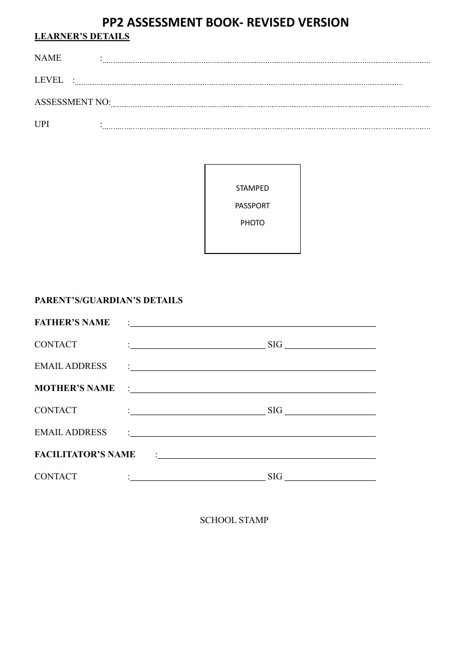 Thumbnail preview of PP2 Assessment BOOK Revised Version